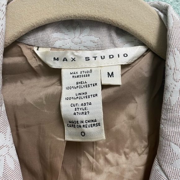 Max Studio Flax Floral Dress Jacket - Picture 7 of 8